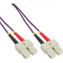 InLine SC/SC, 25 m cavo a fibre ottiche 2x SC Porpora (83525P)