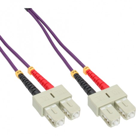 InLine 15m SC/SC cavo a fibre ottiche Porpora (83515P)