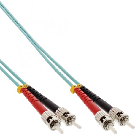 InLine 20m, 2xST cavo a fibre ottiche Turchese, Colore acqua (81520O)