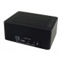 LC-Power LC-DOCK-U3-HUB docking station per unità di archiviazione USB 3.2 Gen 1 (3.1 Gen 1) Type-B Nero (LC-DOCK-U3-HUB)