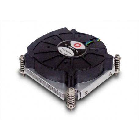 Inter-Tech K-6 Processore Refrigeratore 8 cm Nero, Argento (88885490)