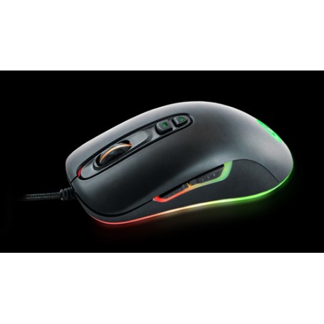QPAD DX-80 mouse Ambidestro USB tipo A Opto-meccanico 8000 DPI (9J.Q3Y88.M02)