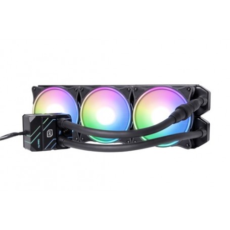 Alphacool Eisbaer Pro Aurora 360 Processore Refrigeratore 12 cm Nero, Bianco 1 pz (11771)