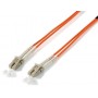 Equip LC/LС 62.5/125μm 10m cavo a fibre ottiche OM1 Arancione (254426)