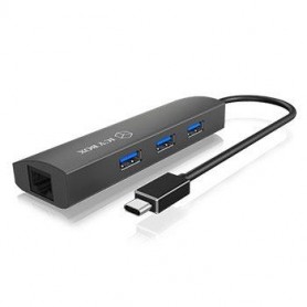 ICY BOX IB-HUB1406-C USB 3.2 Gen 1 (3.1 Gen 1) Type-C 5000 Mbit/s Antracite (60065)