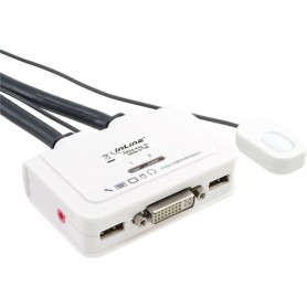 InLine 61613I switch per keyboard-video-mouse (kvm) Bianco (61613I)