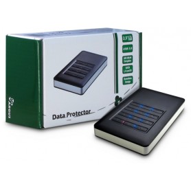Inter-Tech GD-25LK01 Box esterno HDD Alluminio, Nero 2.5" (88884065)