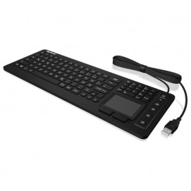KeySonic KSK-6231INEL tastiera USB QWERTZ US International Nero (KSK-6231 INEL (US))