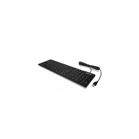 KeySonic KSK-8030 IN tastiera USB QWERTY Svizzere Nero (KSK-8030 IN (CH))