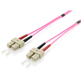 Equip 255525 cavo a fibre ottiche 5 m SC OM4 Viola (255525)