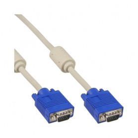 InLine 17713 cavo VGA VGA (D-Sub) Beige (17713)