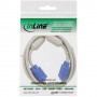 InLine 17713 cavo VGA VGA (D-Sub) Beige (17713)