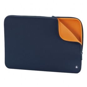 Hama Neoprene borsa per notebook 33,8 cm (13.3") Custodia a tasca Blu, Arancione (00216513)