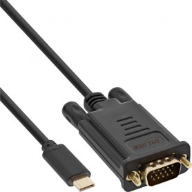 InLine 64142 cavo e adattatore video USB tipo-C VGA (D-Sub) (64142)