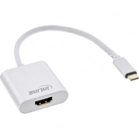 InLine 64103S 0,2 m USB tipo-C Argento (64101S)