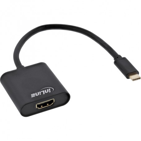 InLine 64101B cavo e adattatore video 0,2 m USB tipo-C (64101B)
