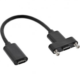 InLine 33441H cavo USB USB 3.2 Gen 2 (3.1 Gen 2) USB C Nero (33441H)