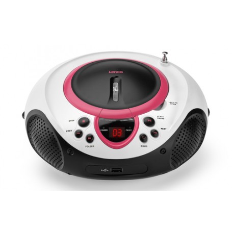 Lenco SCD-38 USB Analogico Rosa (SCD-38 USB pink)