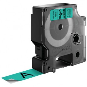 DYMO D1 Standard - Black on Green - 19mm nastro per etichettatrice (S0720890)