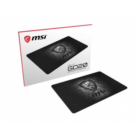 MSI Agility GD20 Tappetino per mouse per gioco da computer Grigio (J02-VXXXXX4-EB9)