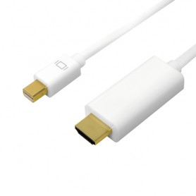 LogiLink CV0125 cavo e adattatore video 5 m Mini DisplayPort HDMI tipo A (Standard) Bianco (CV0125)