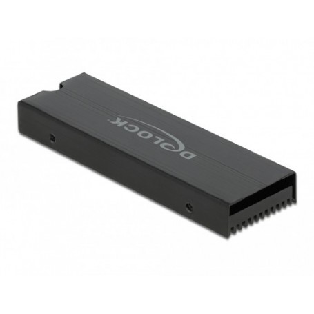 DeLOCK 18353 ventola per PC Unità allo stato solido Dissipatore Nero 1 pz (18353)