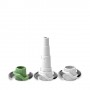 Gastroback Design Mini Chopper Plus tritaverdure elettrico 0,6 L 400 W Acciaio inossidabile, Trasparente (40961)