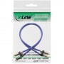 InLine 89707P cavo audio 2 x RCA Blu (89707P)