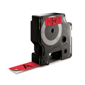DYMO D1 Standard - Black on Red - 19mm nastro per etichettatrice (S0720870)