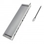 LogiLink UA0373 replicatore di porte e docking station per notebook Cablato USB 3.2 Gen 1 (3.1 Gen 1) Type-C Alluminio (UA0373)