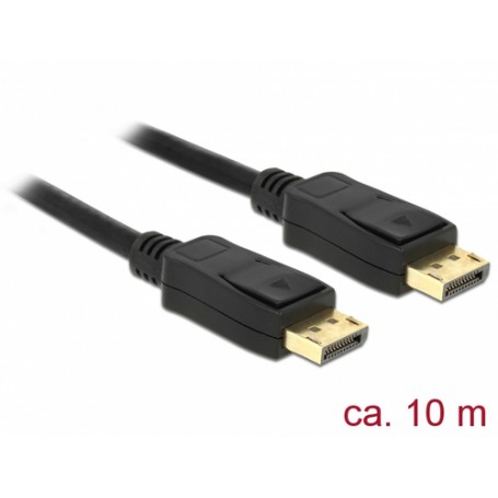 DeLOCK 84862 cavo DisplayPort 10 m Nero (84862)