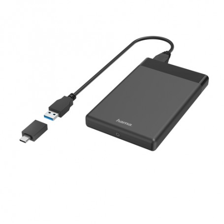 Hama 00200760 contenitore di unità di archiviazione Box esterno HDD/SSD Nero 2.5" (00200760)