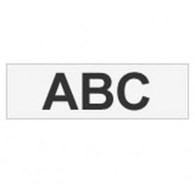 Brother Gloss Laminated Labelling Tape - 18mm, Black/Clear nastro per etichettatrice TX (TX141)