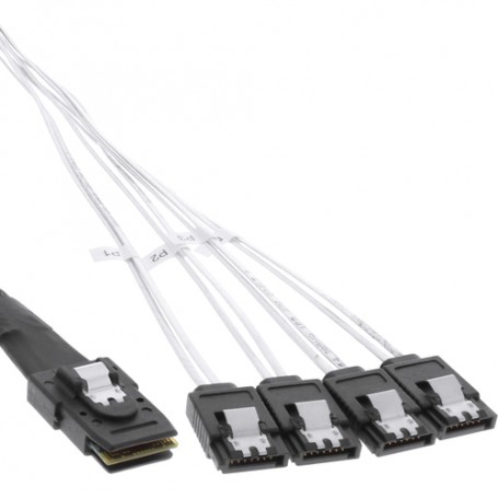 InLine 27620B cavo Serial Attached SCSI (SAS) Rosso (27620B)