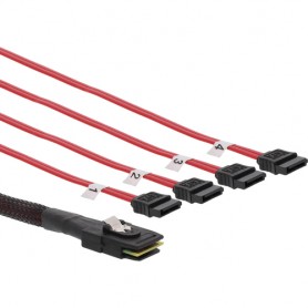 InLine 27610C cavo Serial Attached SCSI (SAS) Rosso (27610C)