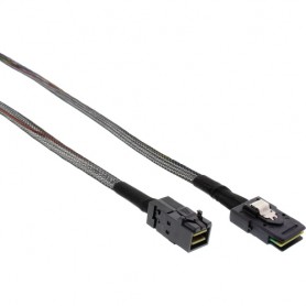 InLine Mini SAS HD 1.0m Nero (27628B)