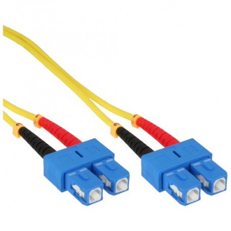 InLine 82925H cavo a fibre ottiche 2x SC Giallo (82925H)