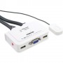 InLine 60613I switch per keyboard-video-mouse (kvm) Nero, Bianco (60613I)