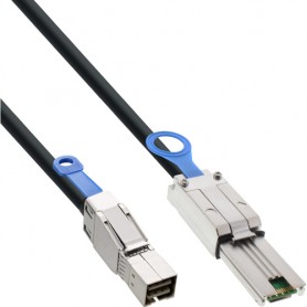 InLine 1m, SFF-8644 - SFF-8088 Nero (27639B)