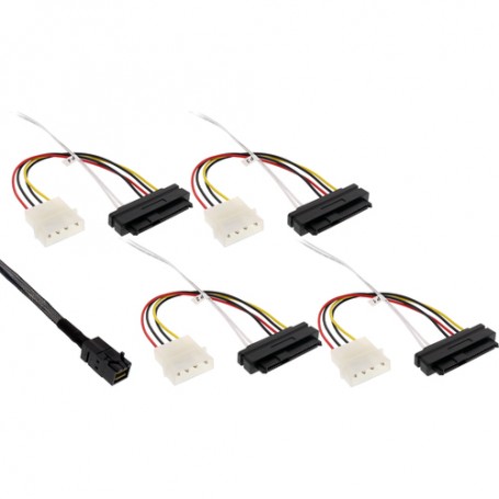 InLine Mini SAS HD 1.0m Nero (27632B)
