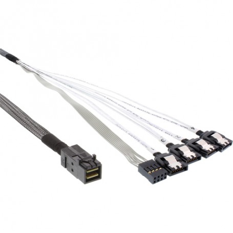InLine Mini SAS HD, 0.5m Nero (27630A)
