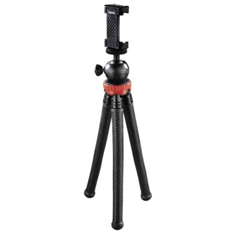 Hama "FlexPro" treppiede Smartphone/fotocamera di azione 3 gamba/gambe Nero, Rosso (00004608)