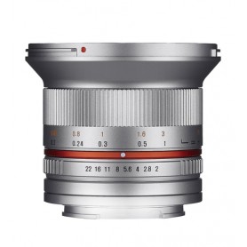 Samyang 12mm F2.0 NCS CS SLR Obiettivo ampio Argento (1220506102)