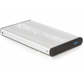 DeLOCK 42486 contenitore di unità di archiviazione Nero, Argento 2.5" Alimentazione USB (42486)
