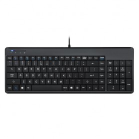 Perixx PERIBOARD-220 H tastiera USB Tedesco Nero (PERIBOARD-220 H)