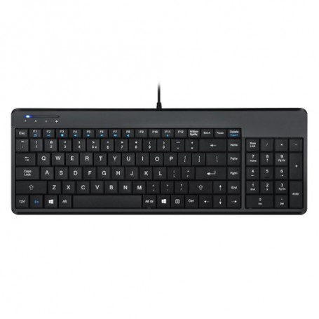 Perixx PERIBOARD-220 H tastiera USB Tedesco Nero (PERIBOARD-220 H)