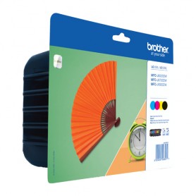 Brother LC-129XLVALBPDR cartuccia d'inchiostro 4 pz Originale Nero, Ciano, Magenta, Giallo (LC129XLVALBPDR)