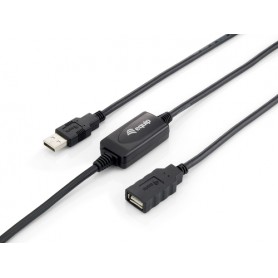 Equip 133310 cavo USB 10 m USB 2.0 USB A Nero (133310)