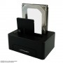 LC-Power LC-DOCK-C docking station per unità di archiviazione USB 3.2 Gen 2 (3.1 Gen 2) Type-C Nero (LC-DOCK-C)