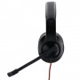 Hama HS-USB400 Cuffia Padiglione auricolare USB tipo A Nero, Rosso (139927)